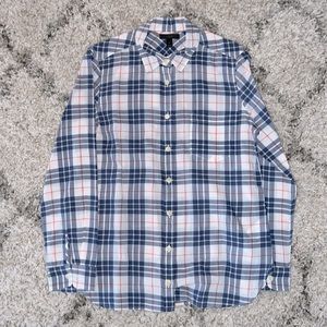 J.CREW PLAID BLOUSE | SIZE 8 | SUMMER 2015